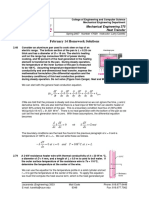 February 14 Homework Solutions: Mechanical Engineering 375 Heat Transfer