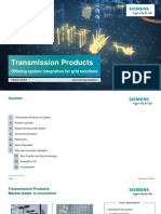 Transmission Products: Offering System Integration For Grid Solutions