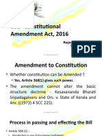 101 Constitutional Amendment Act - GST