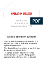 Operation Bulletin: Lamia Anzum B.SC in Ipe, Sust Assistant Consultant, PPCG