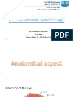 Hints On Veterinary Ophthalmology: By/Sara Ahmed Hassouna BVSC, MSC Surgery Dept. Vet. Med. Alex. Uni