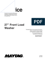 Maytag Mah9700aw 27 Inch Front Load Washer Service Manual