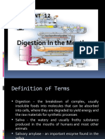 Experiment 12: Digestion in The Mouth