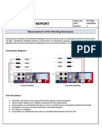 Test Report: Measurement of DC Winding Resistance