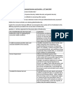 ESS - Chapter 3 Revision