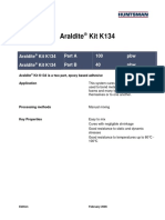 Araldite Kit K134: Araldite Kit K134 Part A 100 PBW Araldite Kit K134 Part B 40 PBW