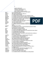 Reading Explorer 5 Target Vocabulary Definitions