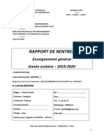 Rapport de Rentrée 19-20