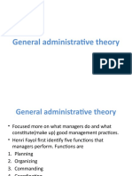 General Administrative Theory