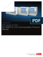 670 Series 2.0 IEC: IEC 60870-5-103 Communication Protocol Manual