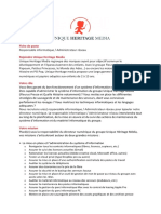 Fiche de Poste Responsable Informatique Adminstrateur Réseau