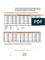 Ejercicios en Excel de Diatribucion de Frecuencia