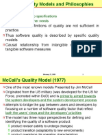 What Is Quality?: Conformance To Specifications Meeting Customer Needs