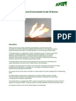 The Derwent Burner Specifications