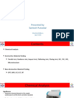 Destructive and Non-Destructive Material Testing: Presented by Santosh Punaskar