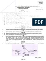 15A03402 Kinematics of Machines