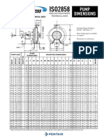 ISO Pump 50Hz Technical Data Metric Units