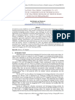 Investigating Teachers' Barriers To Ict (Information Communi Cation Technology0 Integration in Teaching English at Senior High Schools in Pekanbaru