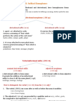 H. Suffixal Homophones: Inflectional Morpheme (-ER CP)