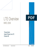 LTE Overview: Thomas Norén Head of Product Line LTE Ericsson AB