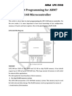 How To Start Programming For ARM7 Based LPC2148 Microcontroller