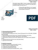 Cálculo de Tornillo y Corona