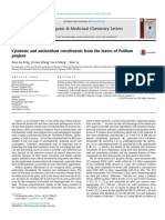 Cytotoxic and Antioxidant Constituents From The Leaves of Psidium