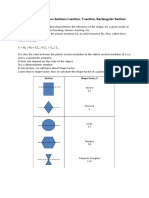 Shape Factor For Various Sections I - T - C