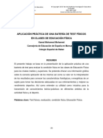 Aplicación Práctica de Una Batería de Test Físicos en Clases de Educación Física PDF