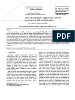 Power Allocation of Cooperative Amplify-And-Forward Communications With Multiple Relays