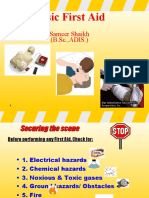 Basic First Aid: Sameer Shaikh (B.Sc.,ADIS.)