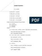 Derivatives of Trigonometric Functions:: Formulas