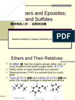 18: Ethers and Epoxides Thiols and Sulfides: Based On Mcmurry'S Organic Chemistry, 9 Edition