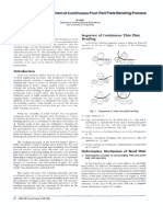 The Operational Mechanism of Continuous Four-Roll Plate Bending Process