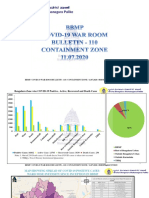 Covid - Bengaluru - 11july - 2020 Bulletin-110 Containment Zone PDF