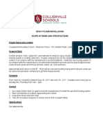 Epoxy Floor Scope of Work and Specifications Bid - Fy170058