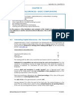 Capital Allowances - Basic Computations