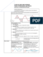 Handout On Waves and Sound