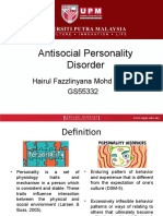 Antisocial Personality Disorder