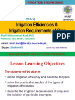 Pres.7 (3 HR) - Irrigation Efficiencies and IRC