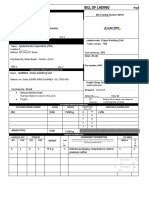 Certifiacado BILL OF LADING