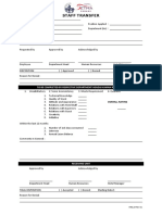 HRD20 - Inter Hotel Staff Transfer Form