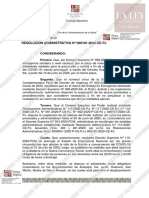 Resolución Administrativa N° 000191-2020-CE-PJ