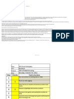 Changeover Optimizer Chart