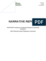 Narrative Report