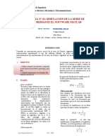 Experiencia #01: Simulación de La Serie de Fourier Mediante El Software Matlab