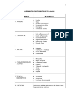 Procedimientos e Intrumentos de Evaluación PDF