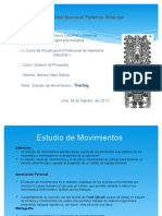 Estudio de Movimientos - Therblig