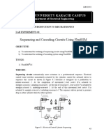 LAB - 8 - Sequencing and Cascading Circuits Using FluidSIM PDF