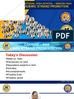 General Academic Strand Promotion: Oro National High School - Senior High